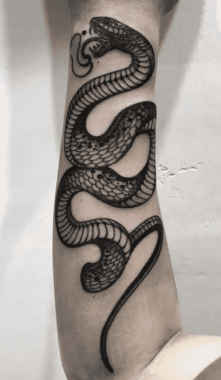 Snake Tattoo Figure