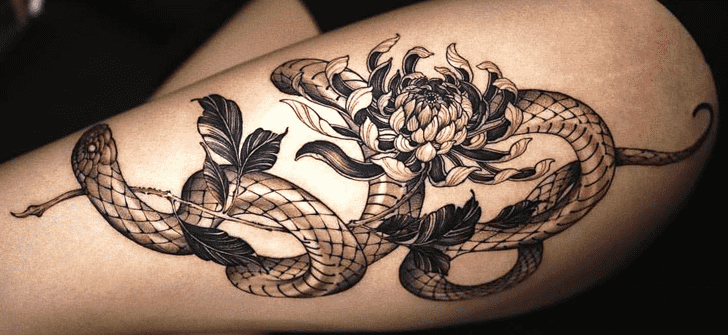 Snake Tattoo Figure