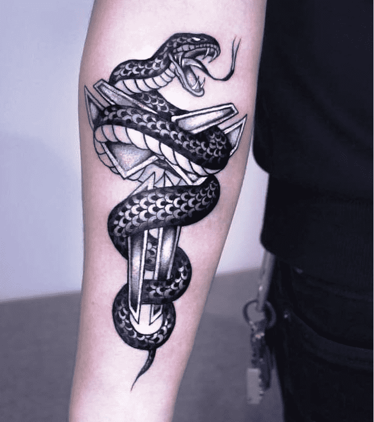 Snake Tattoo Portrait