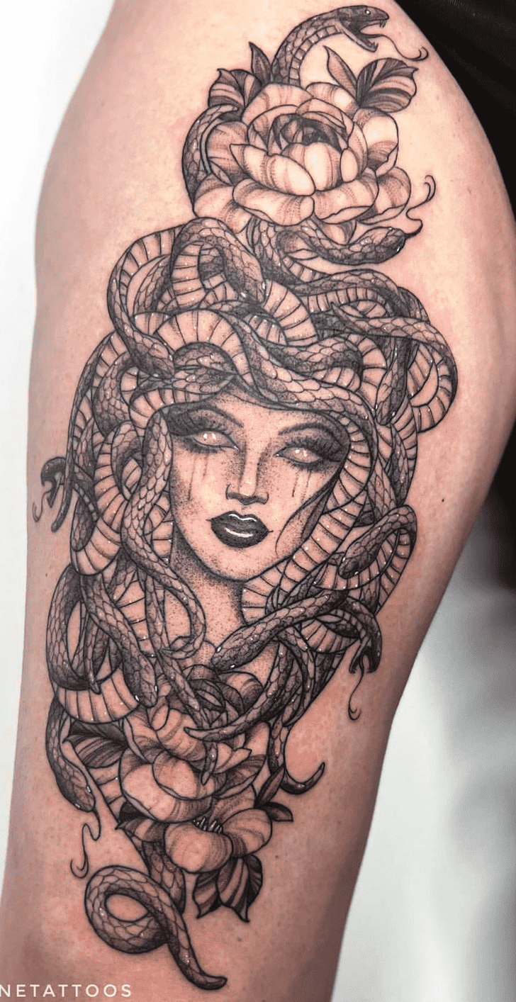 Snake Tattoo Shot