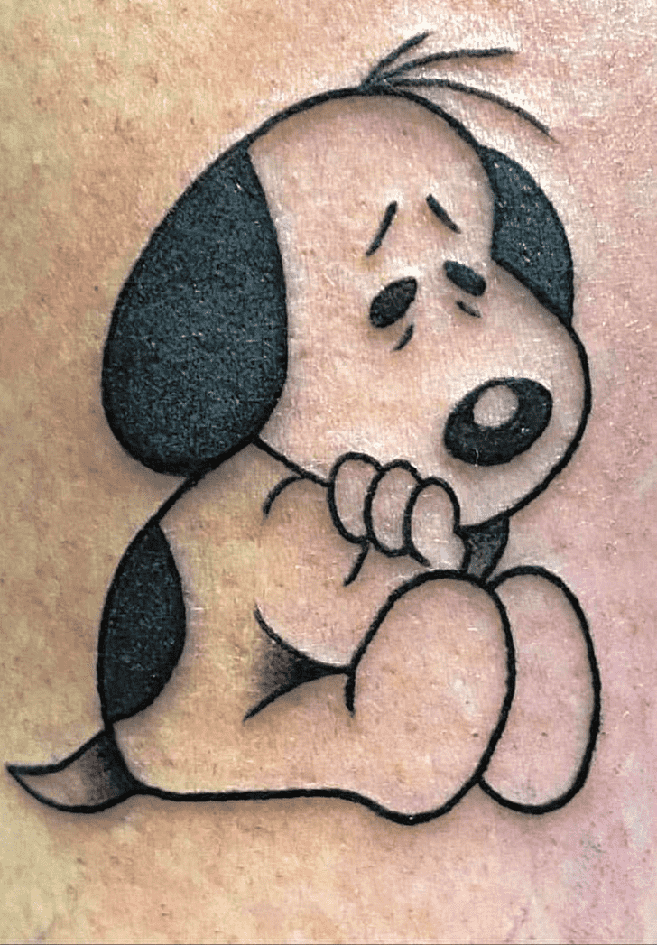 Snoopy Tattoo Figure