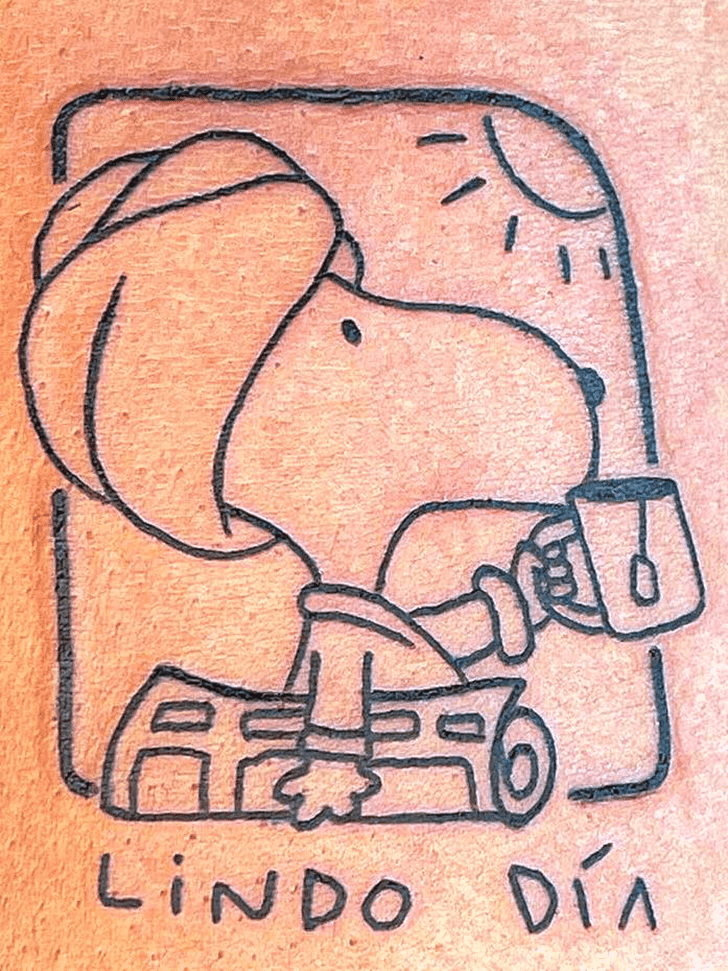 Snoopy Tattoo Picture