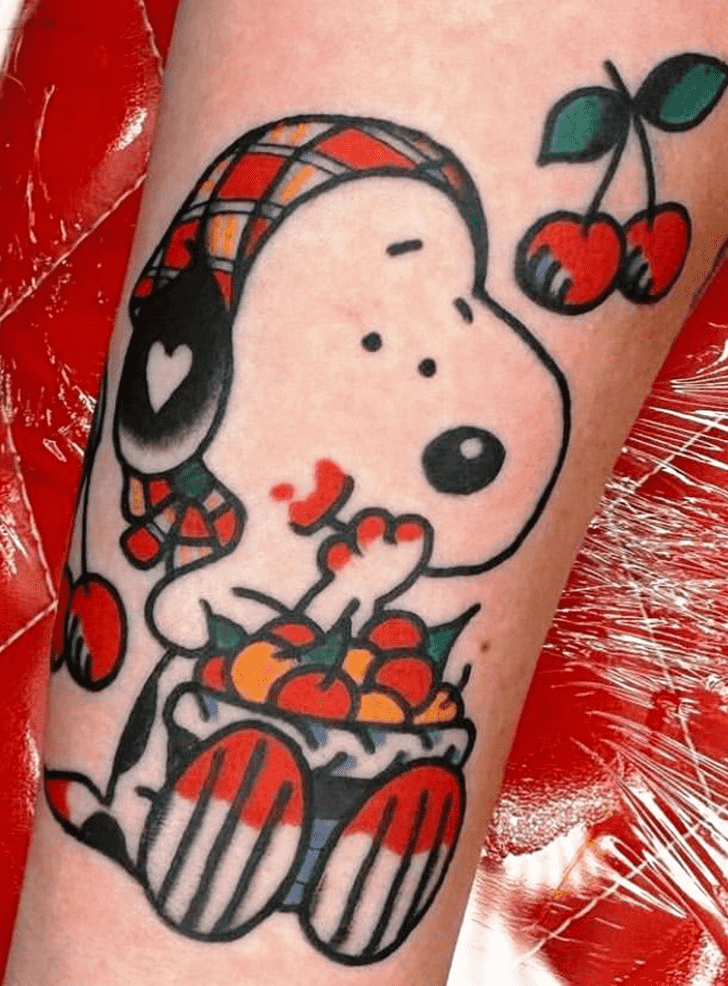 Snoopy Tattoo Figure