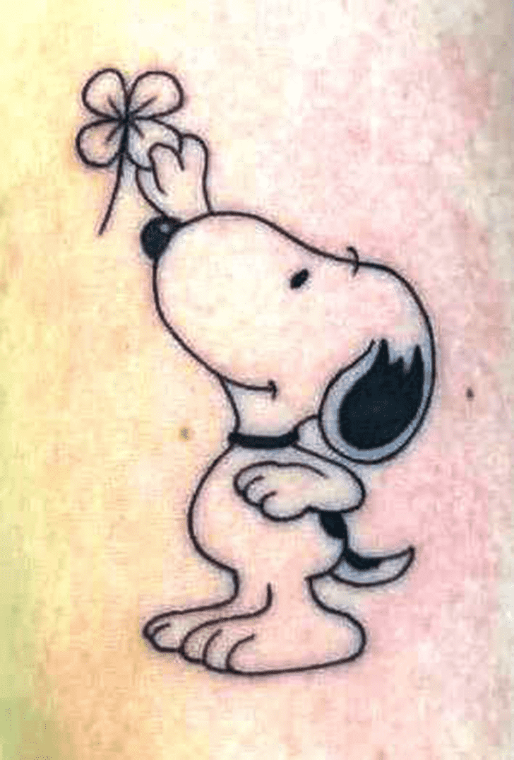 Snoopy Tattoo Shot