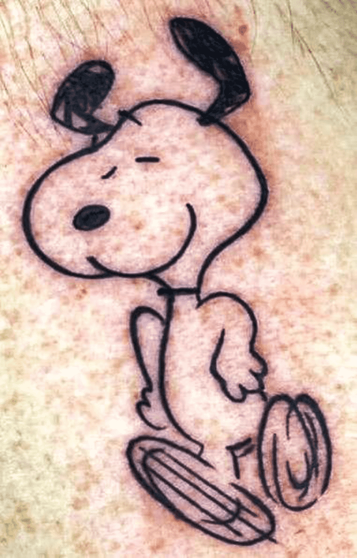 Snoopy Tattoo Shot