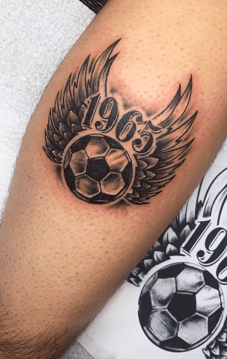 Soccer Tattoo Figure