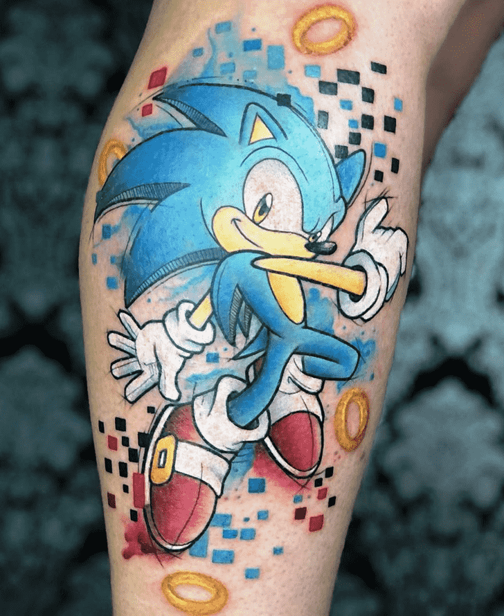 Sonic Tattoo Design Image