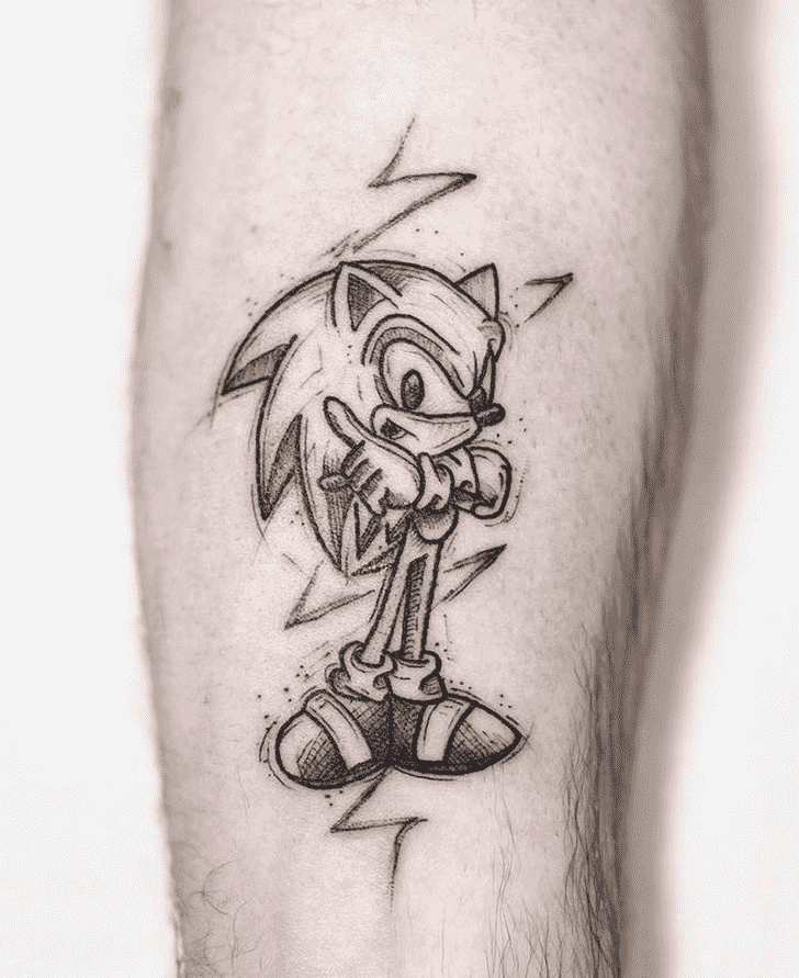 Sonic Tattoo Figure