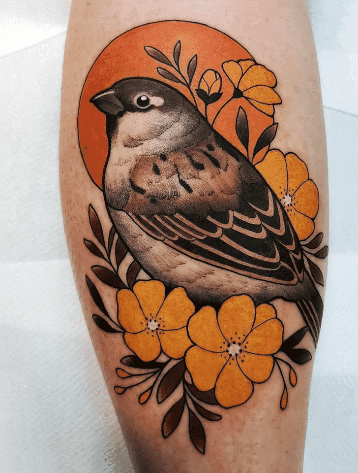 Sparrow Tattoo Photos