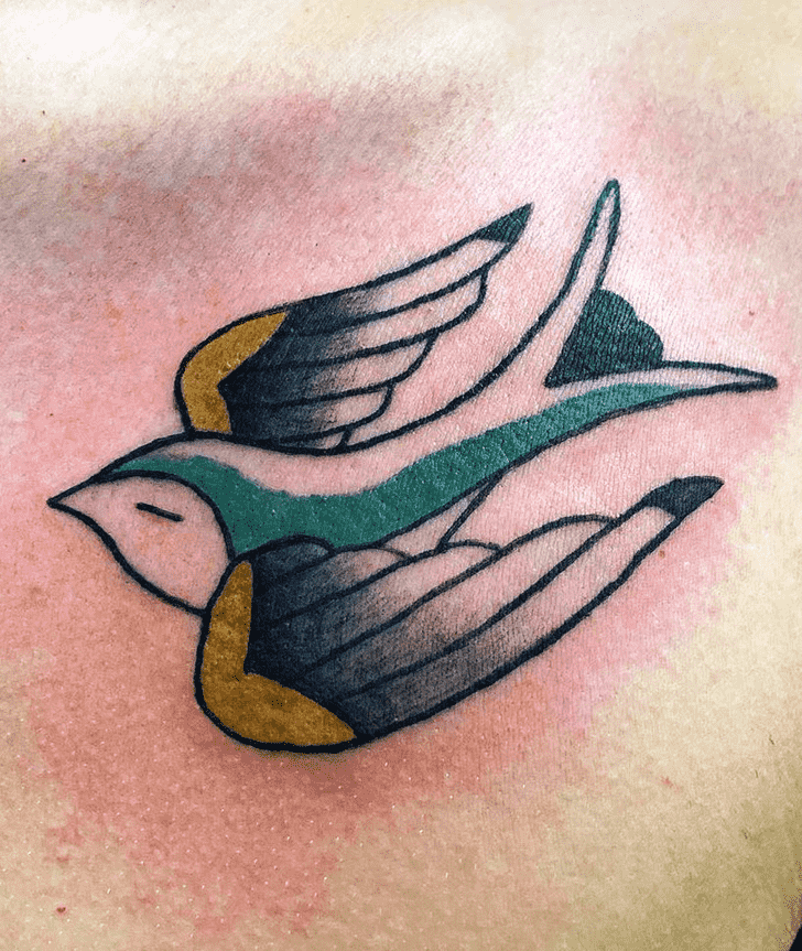 Sparrow Tattoo Photograph