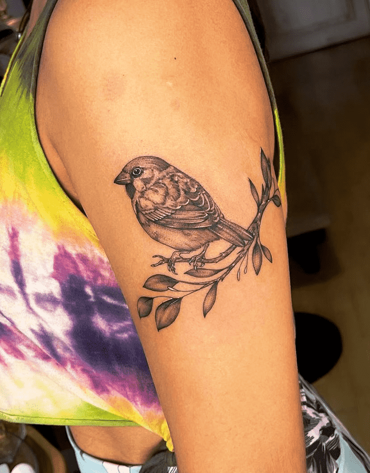 Sparrow Tattoo Figure