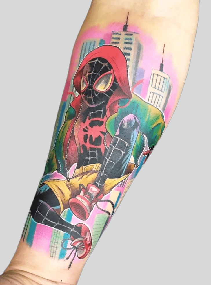 Spider-Verse Tattoo Design Image