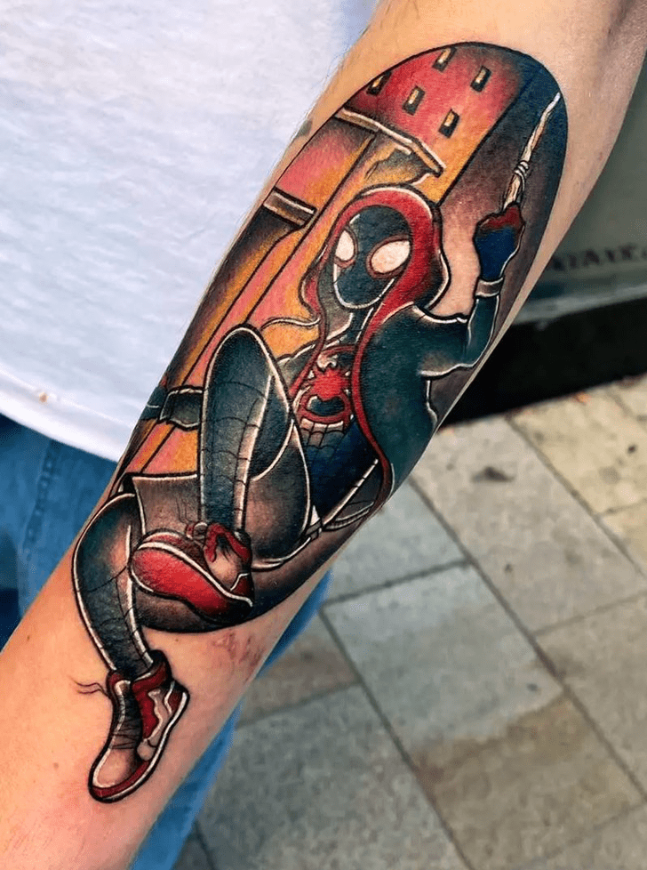 Spider-Verse Tattoo Figure