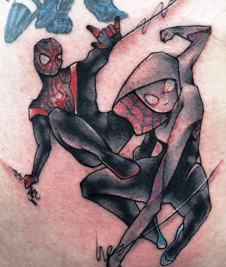 Spider-Verse Tattoo Photograph