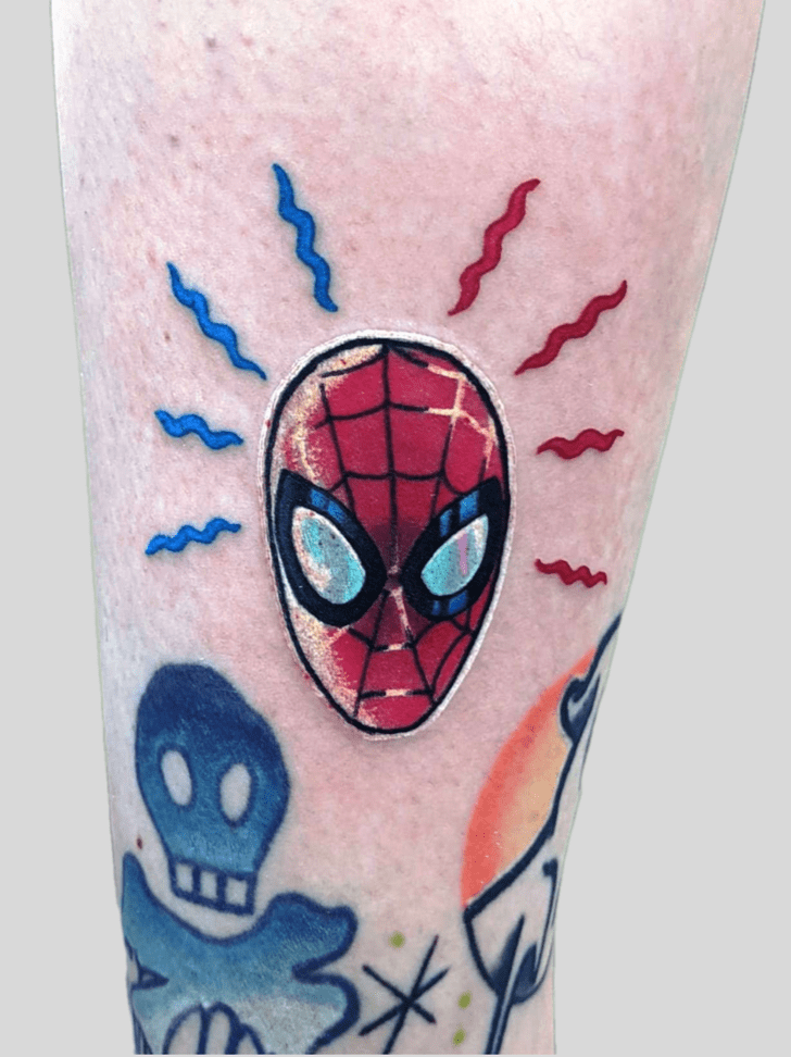 Spider-Verse Tattoo Portrait