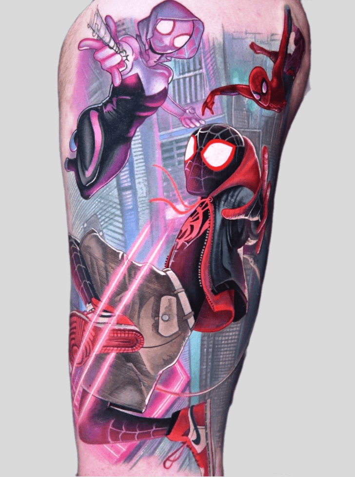 Spider-Verse Tattoo Ink