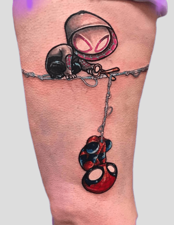 Spider-Verse Tattoo Design Image