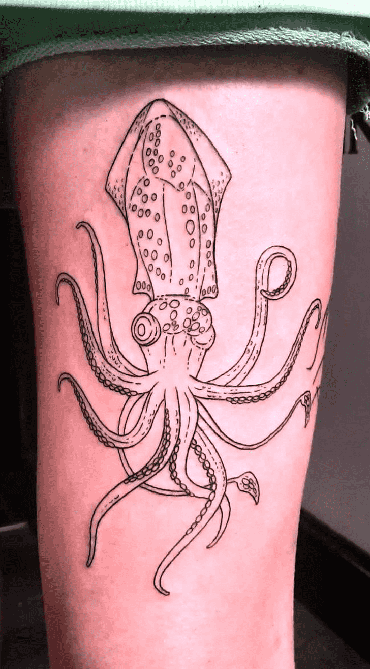 Squid Tattoo Photos