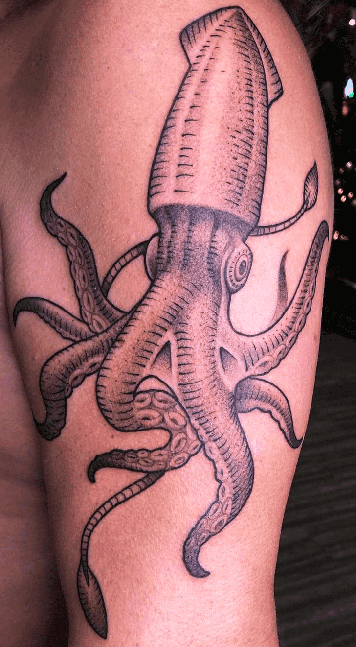 Squid Tattoo Ink