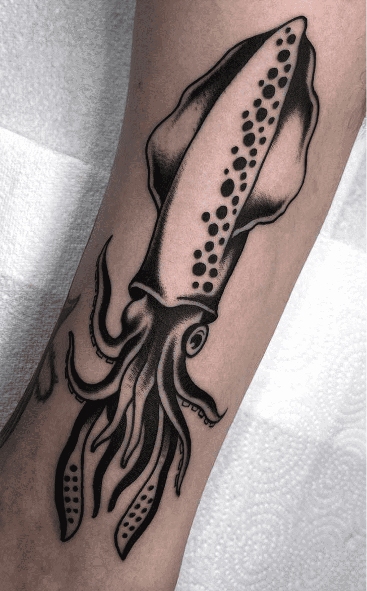 Squid Tattoo Shot