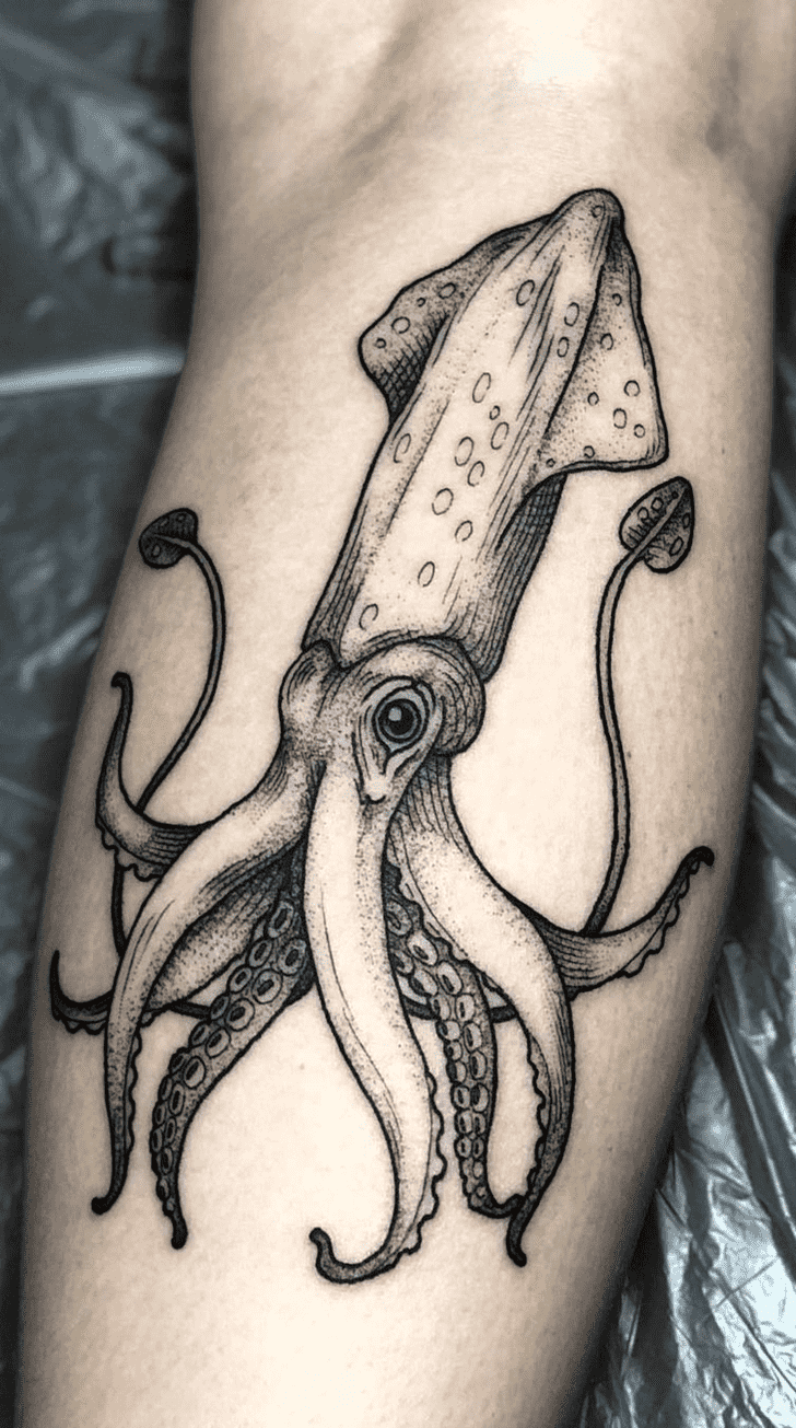 Squid Tattoo Snapshot