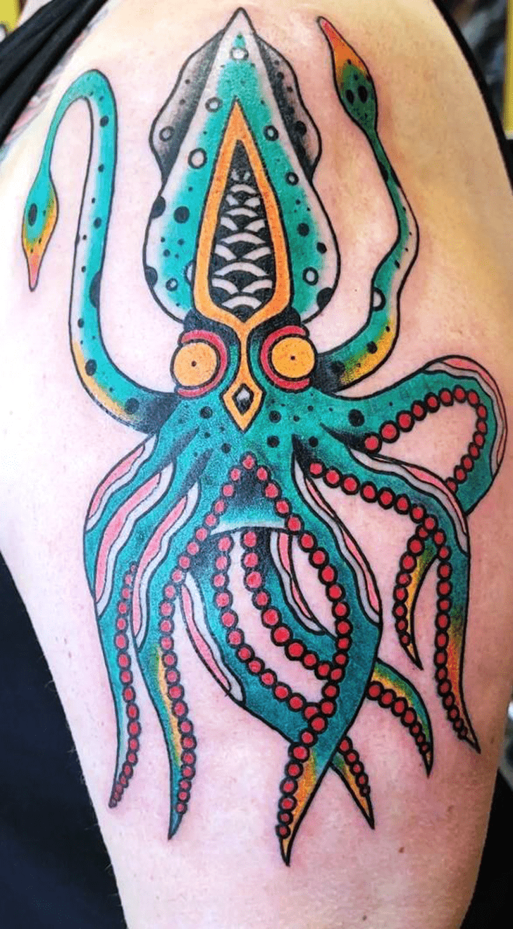 Squid Tattoo Ink