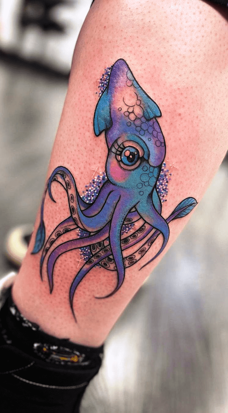 Squid Tattoo Shot