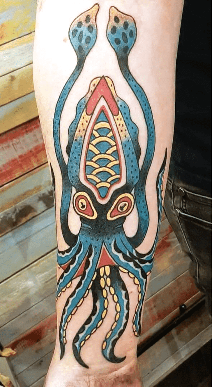 Squid Tattoo Picture