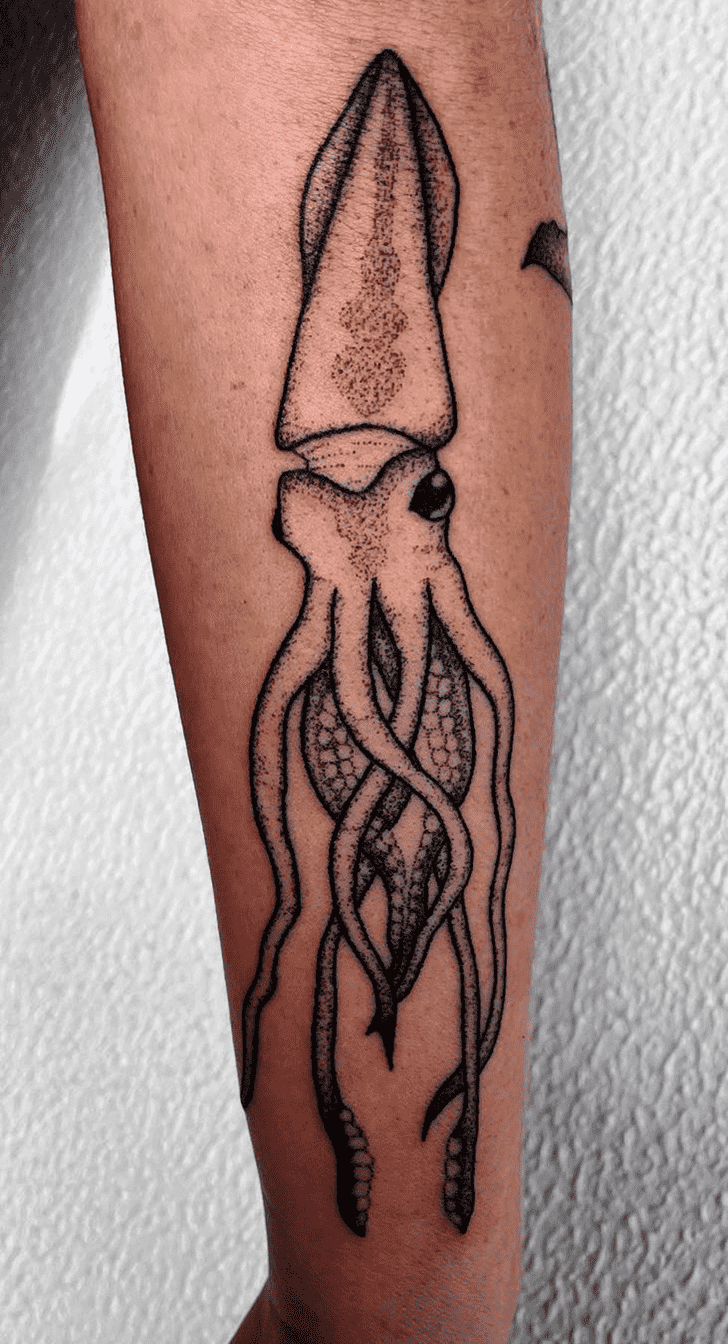 Squid Tattoo Photos