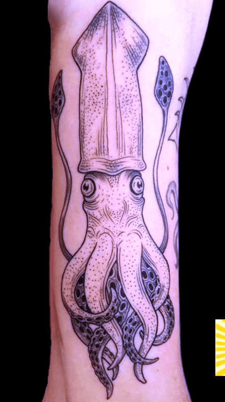 Squid Tattoo Snapshot