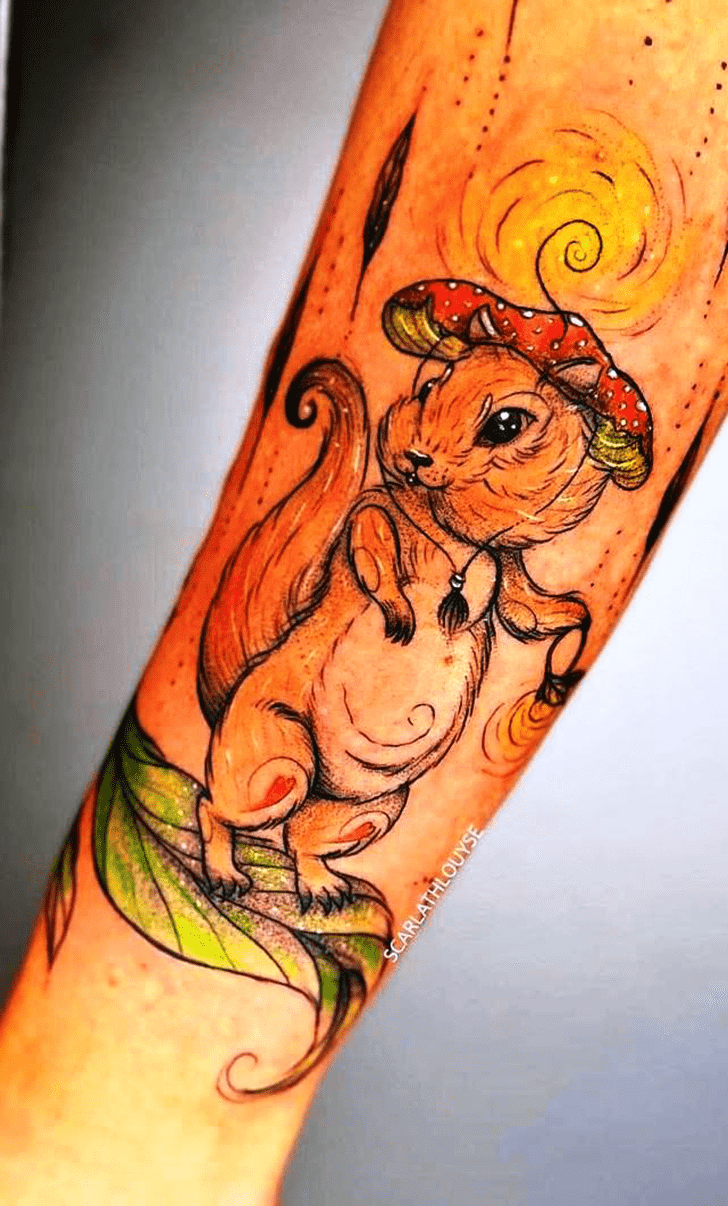 Squirrel Tattoo Ink