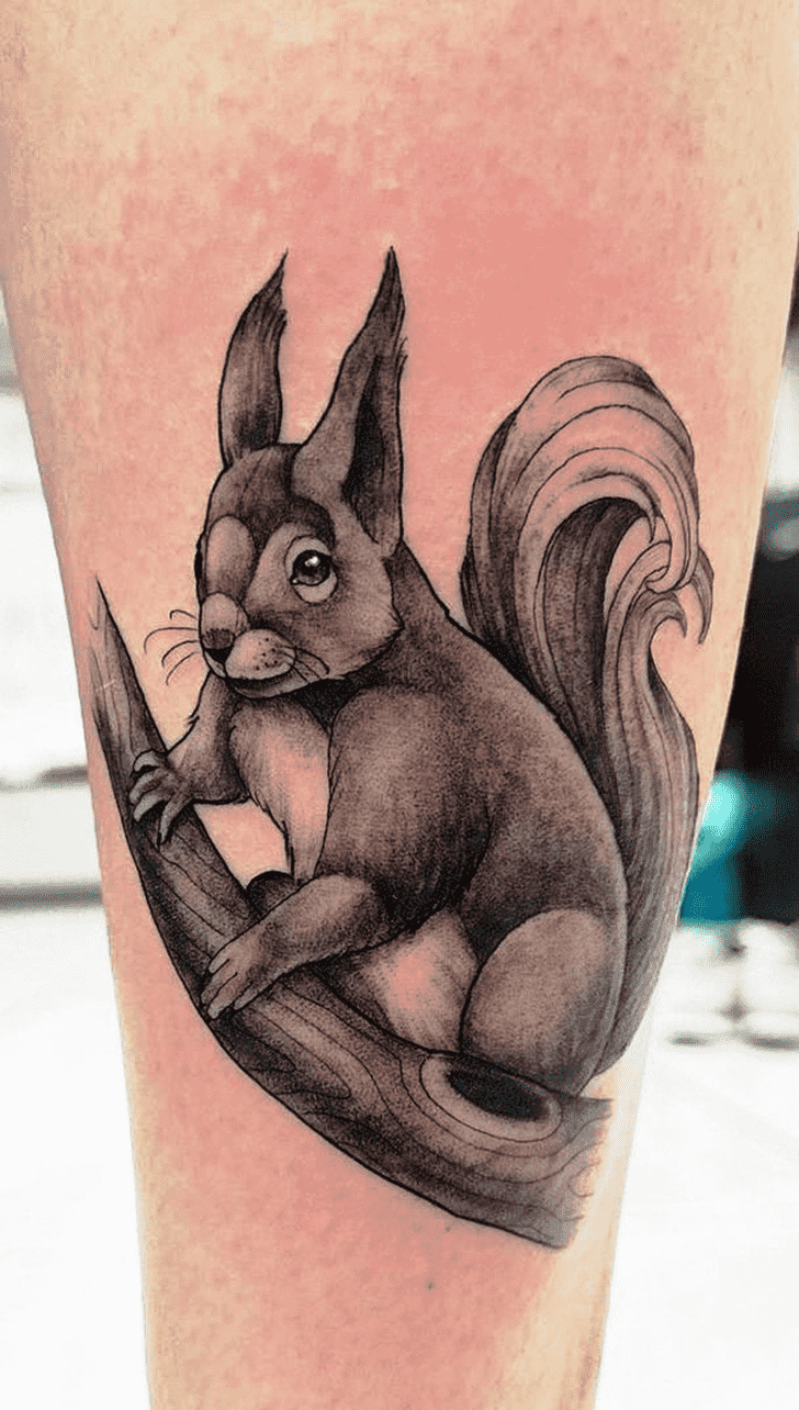 Squirrel Tattoo Design Image