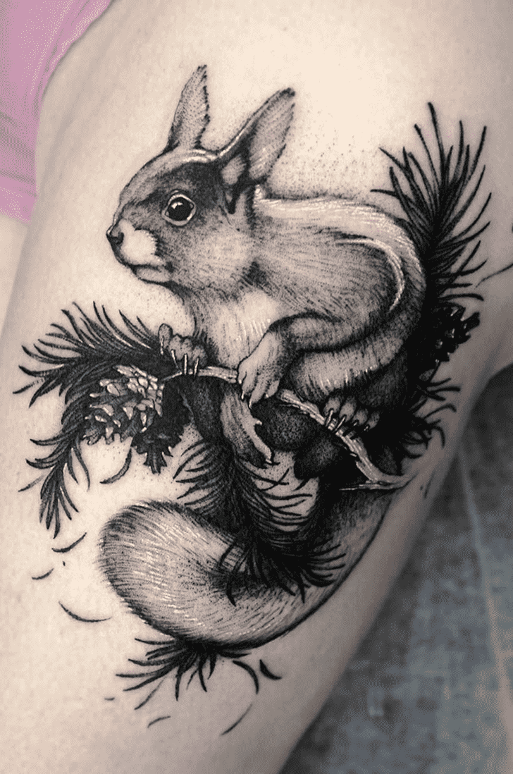 Squirrel Tattoo Photograph