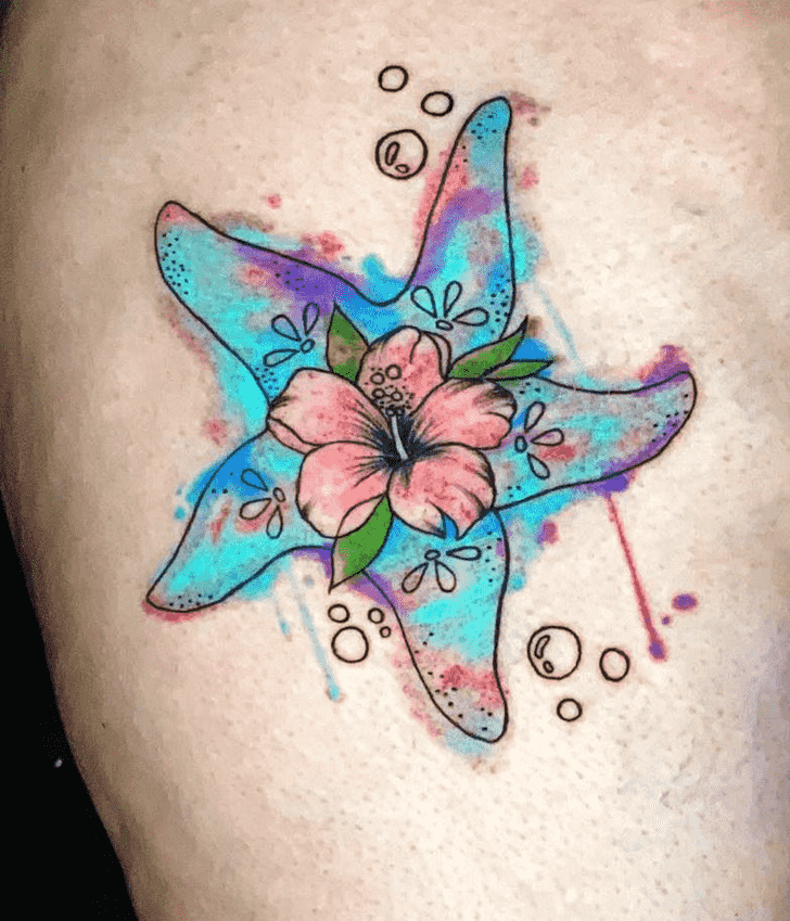 Starfish Tattoo Shot