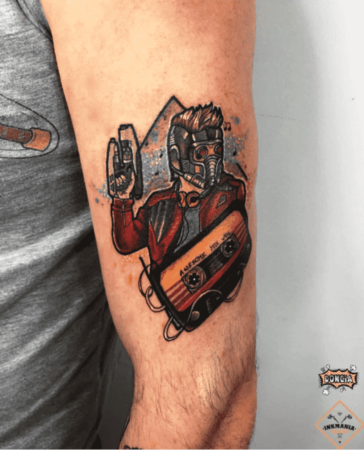 Star Lord Tattoo Snapshot