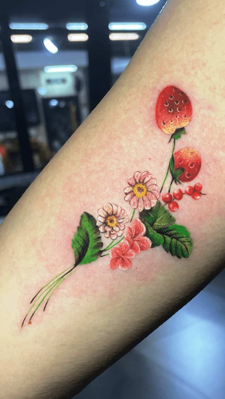 Strawberry Tattoo Photo