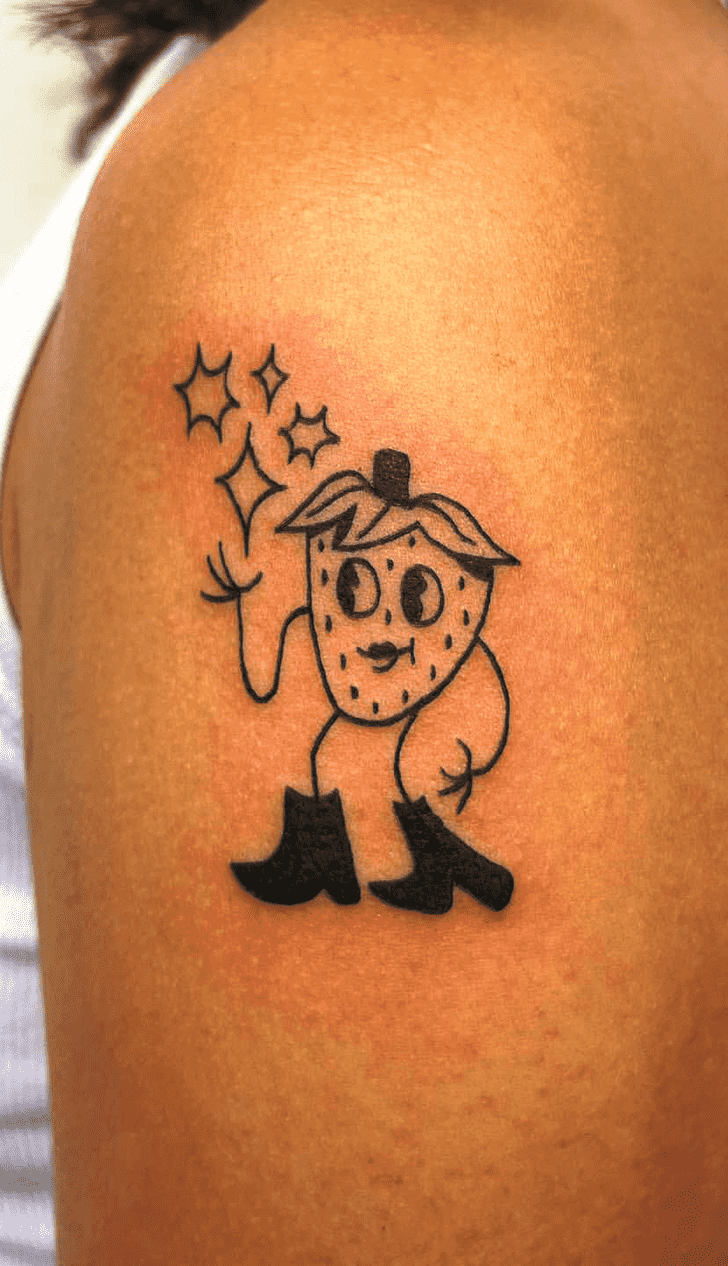 Strawberry Tattoo Portrait