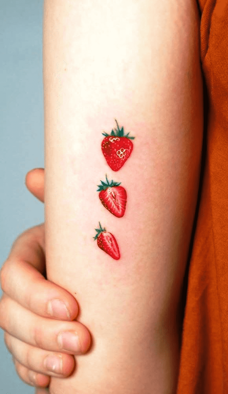 Strawberry Tattoo Shot