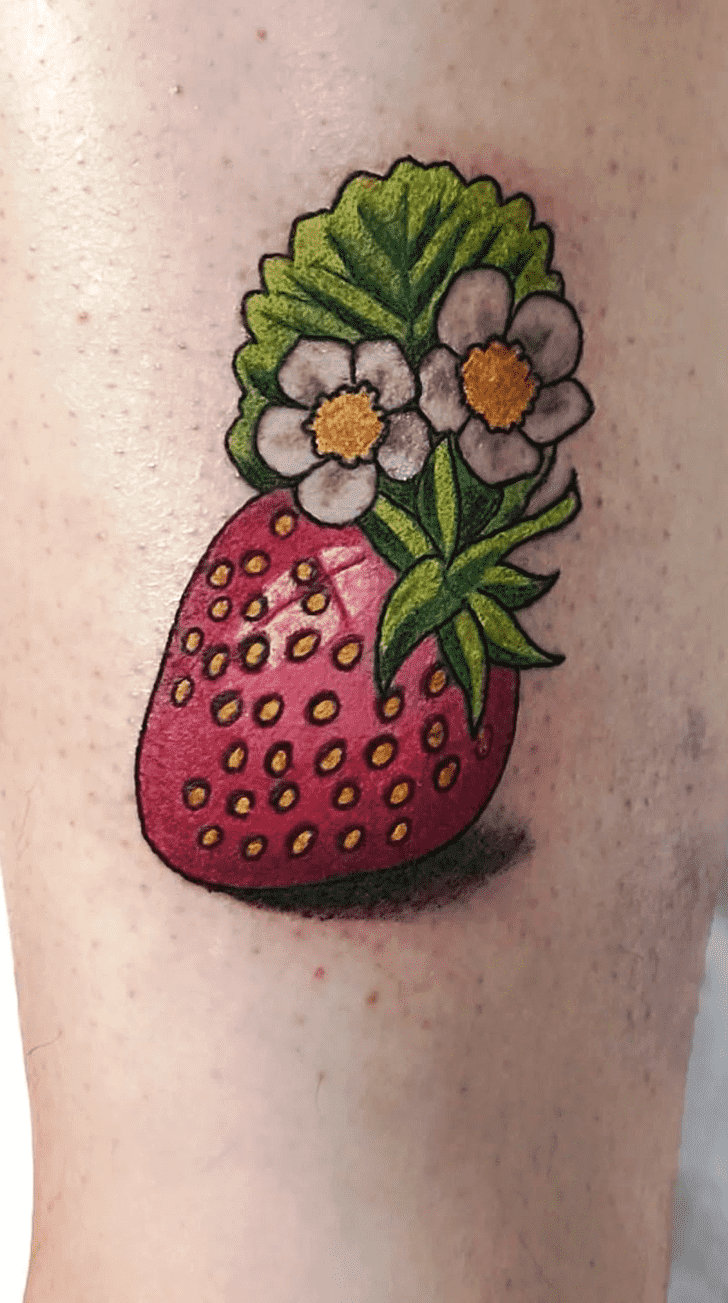 Strawberry Tattoo Photograph