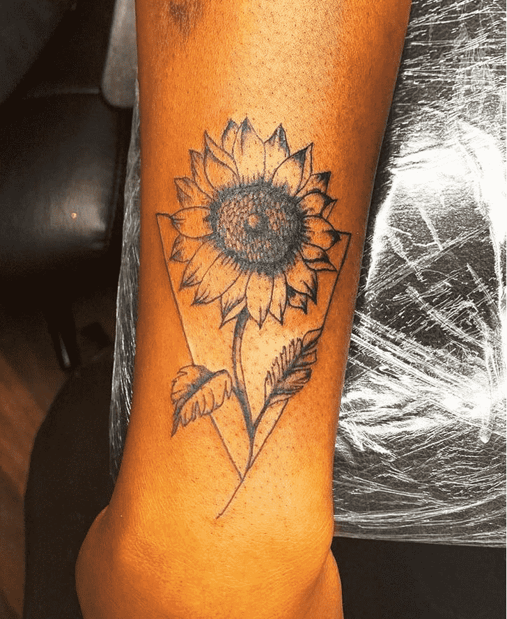 Sunflower Tattoo Photo