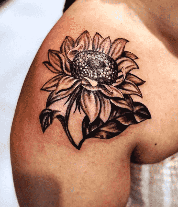 Sunflower Tattoo Design Image