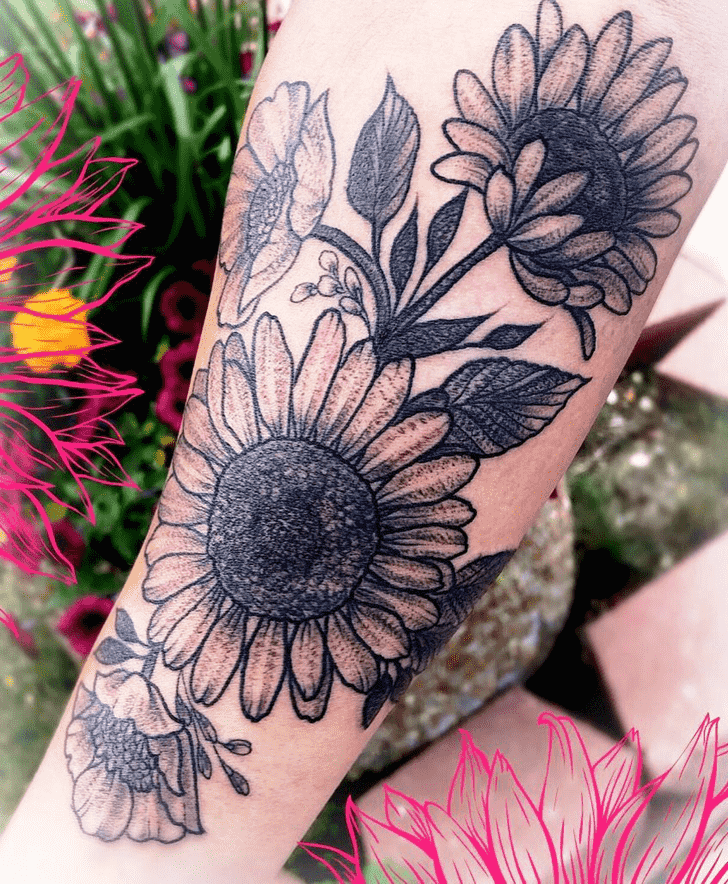 Sunflower Tattoo Picture