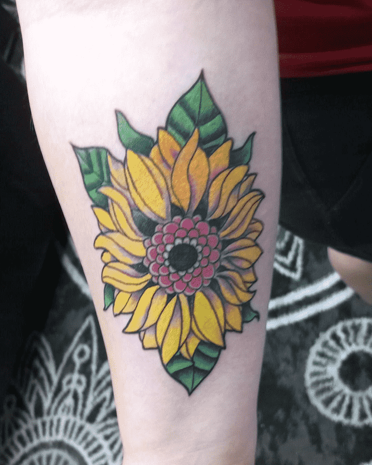 Sunflower Tattoo Ink