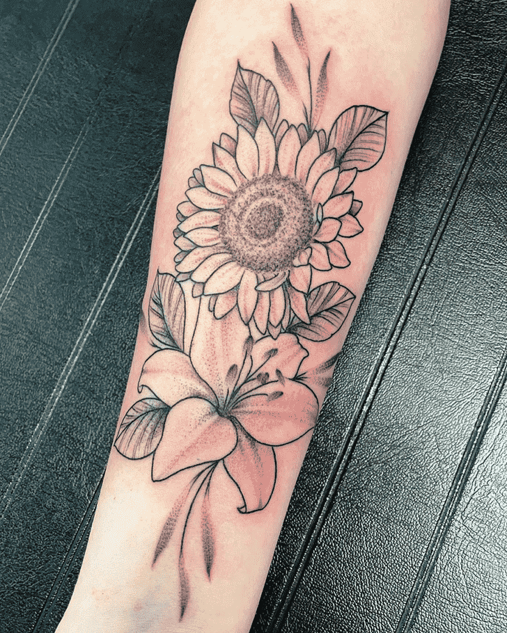 Sunflower Tattoo Design Image