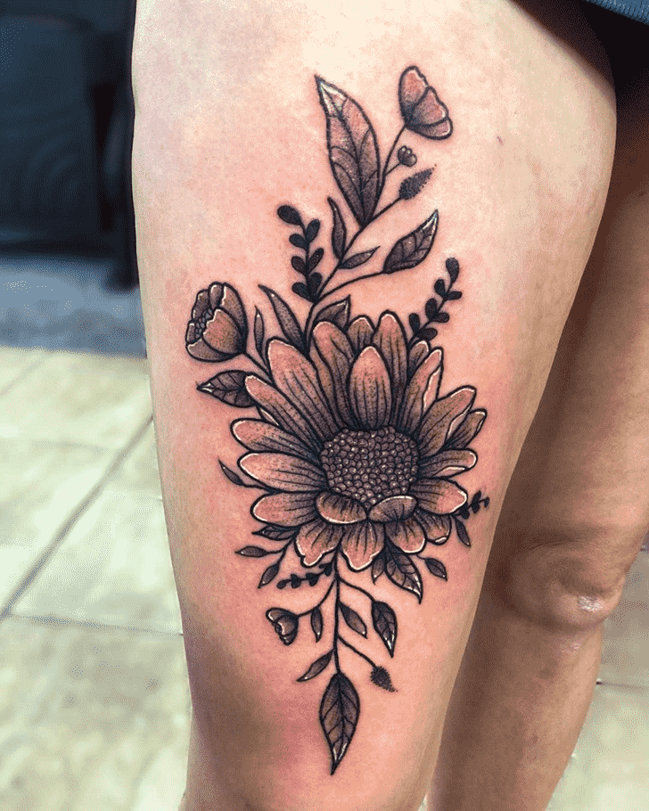 Sunflower Tattoo Photos