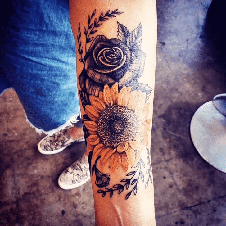 Sunflower Tattoo Photograph