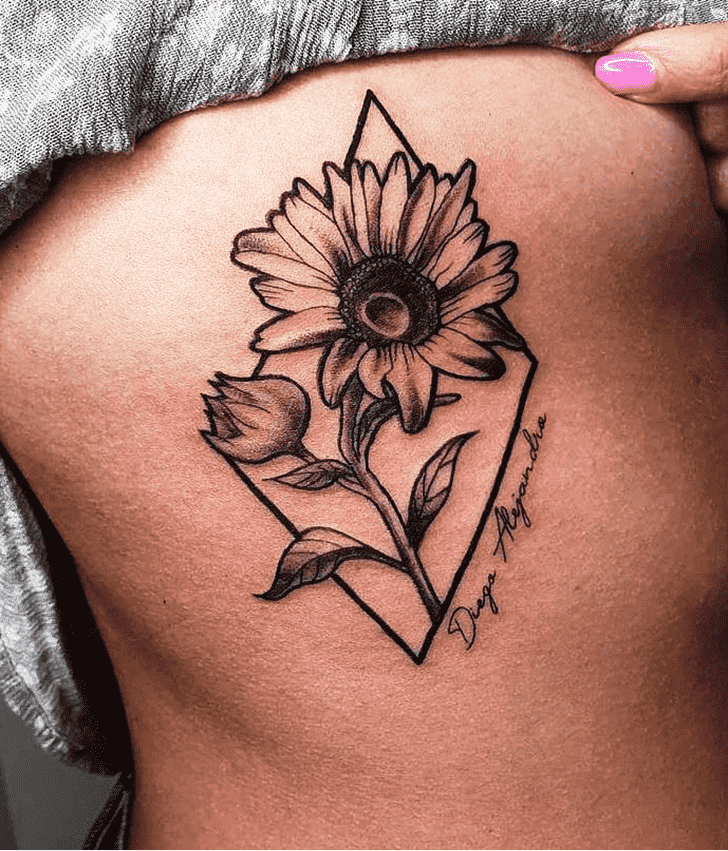 Sunflower Tattoo Ink