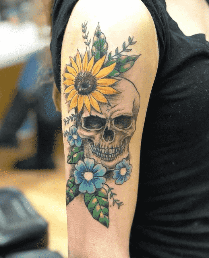 Sunflower Tattoo Shot