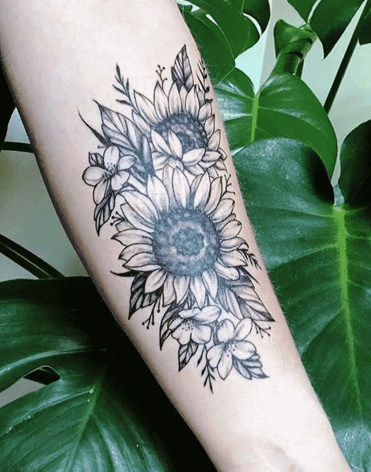 Sunflower Tattoo Snapshot