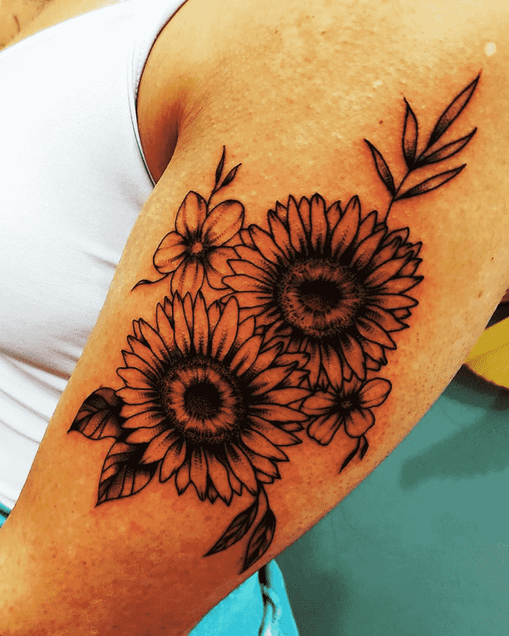 Sunflower Tattoo Photo